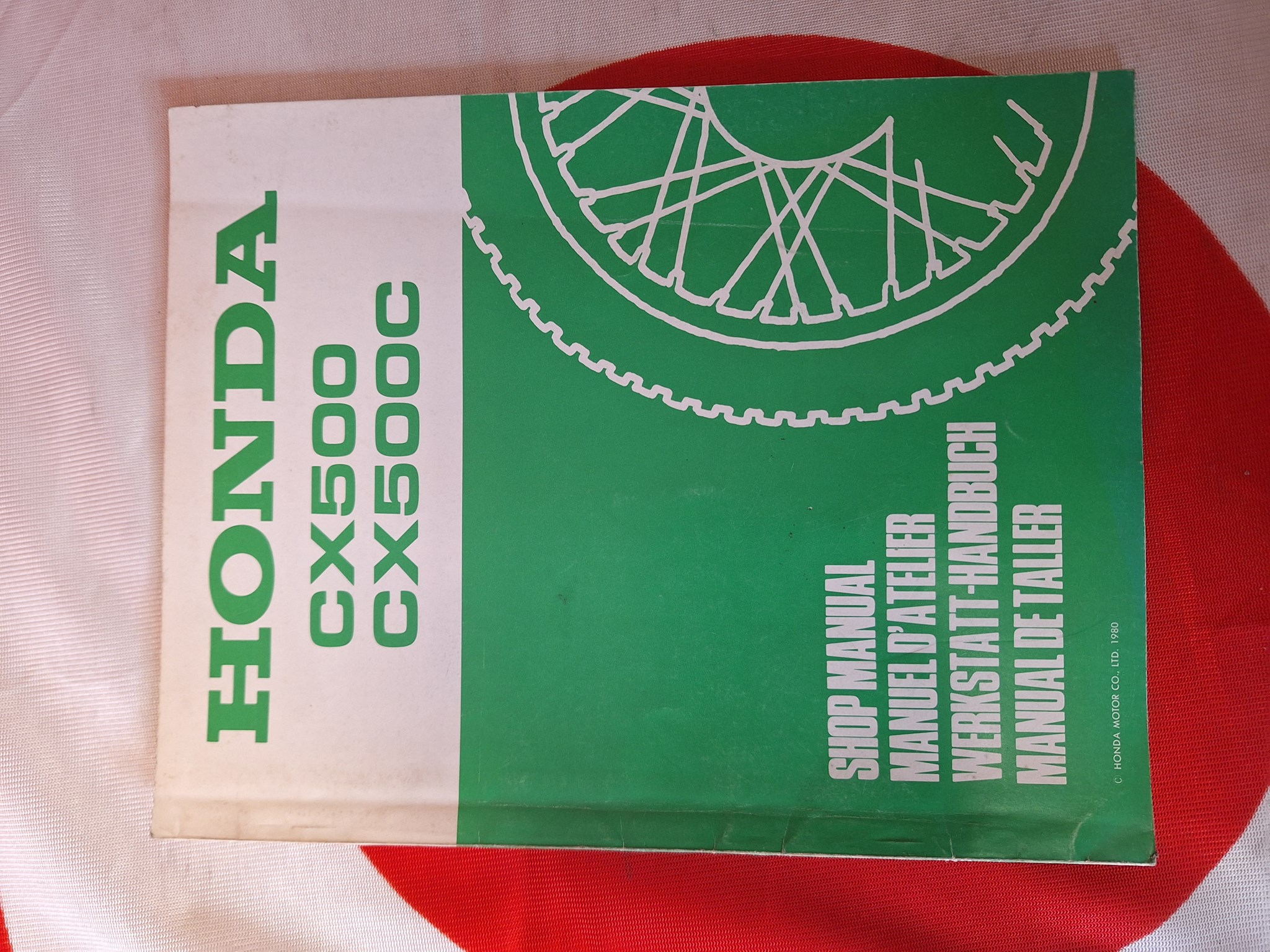 Picture of Werkstatthandbuch Nachtrag Honda  CX500 CX500C
